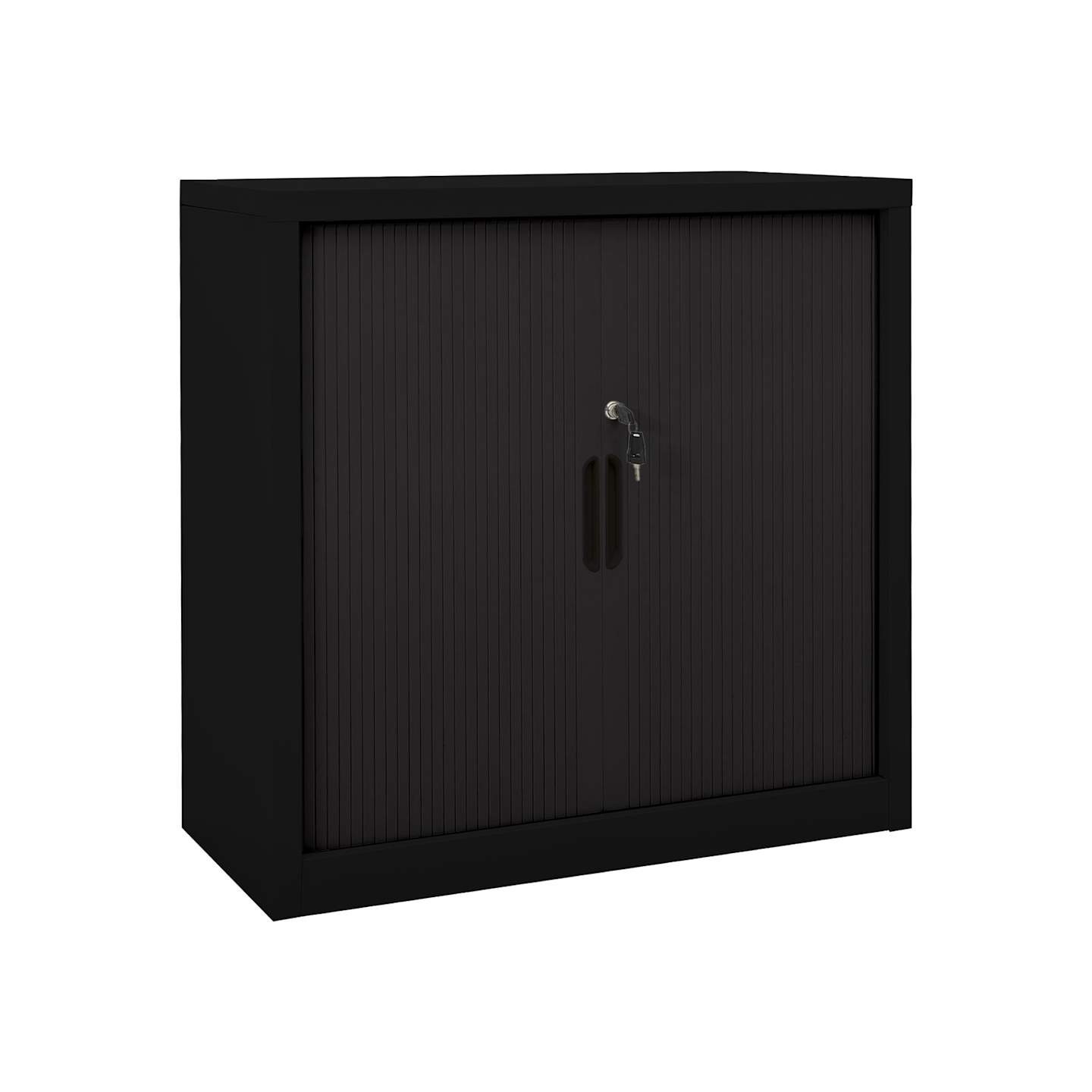 Armoire à portes coulissantes Noir 90x40x90 cm Acier