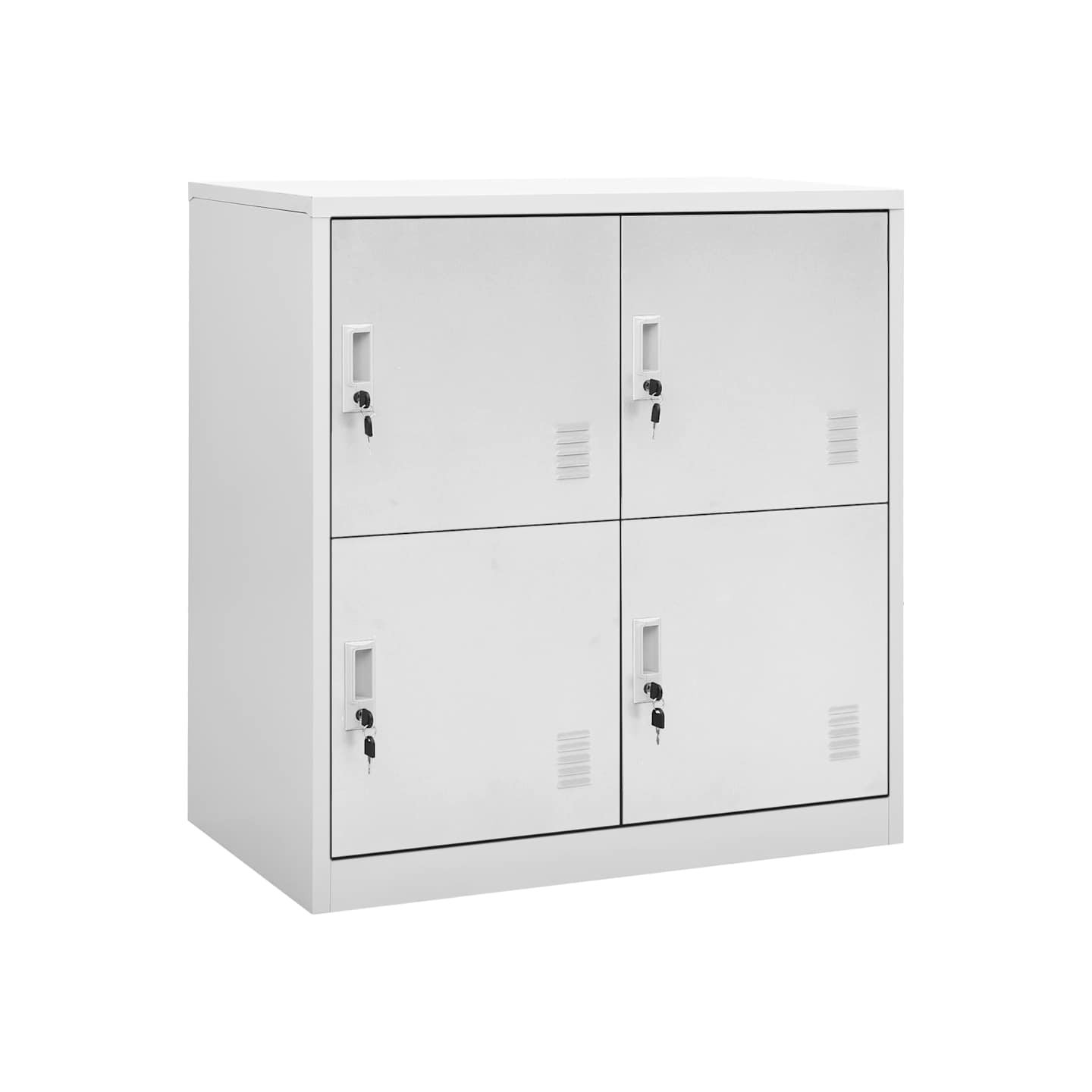 Armoire à casiers Gris clair 90x45x92,5 cm Acier