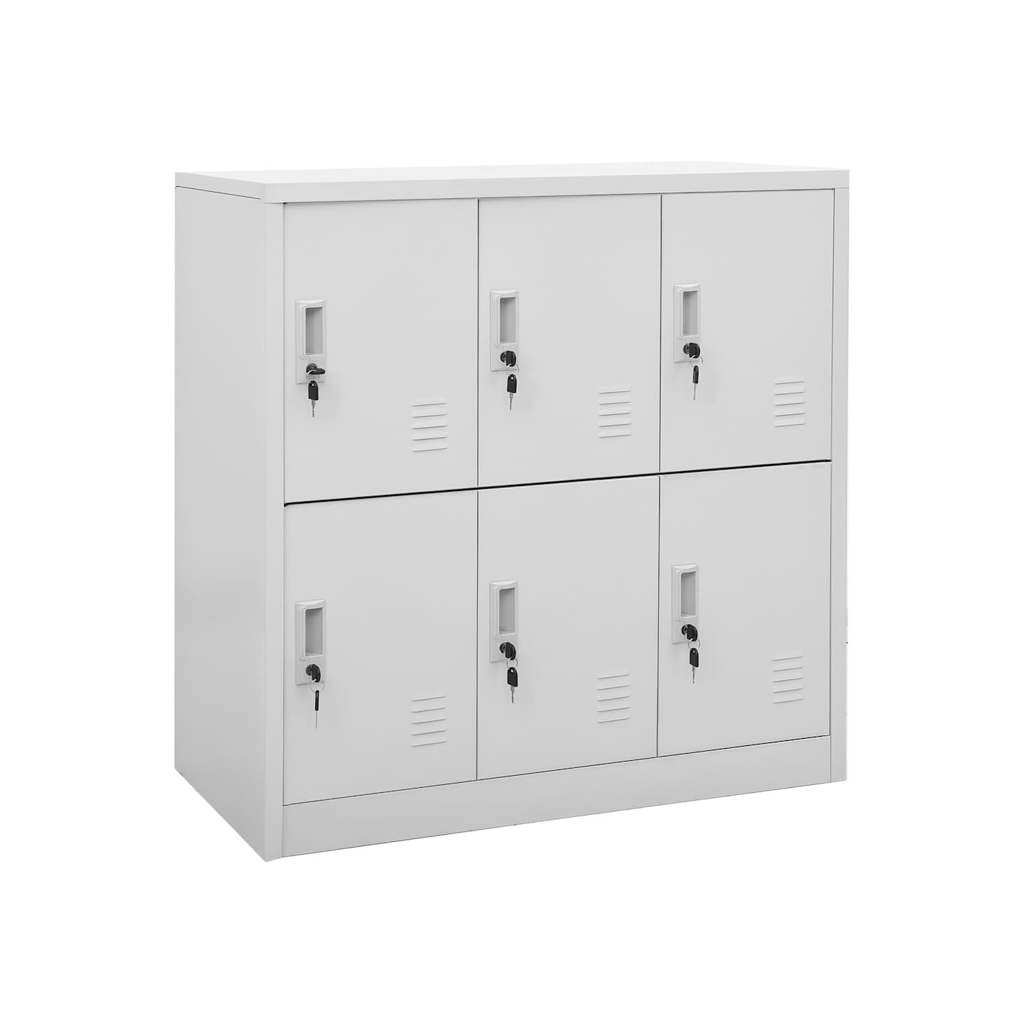 Armoire à casiers Gris clair 90x45x92,5 cm Acier