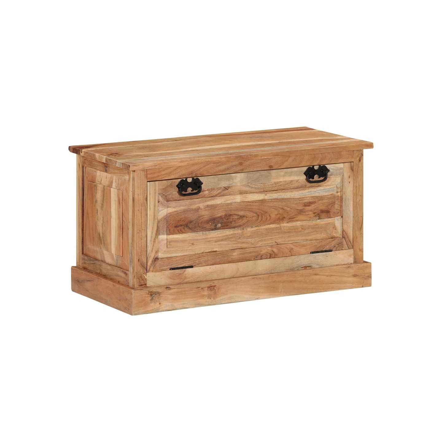 Banc de rangement de chaussures 85x40x45cm Bois d'acacia massif