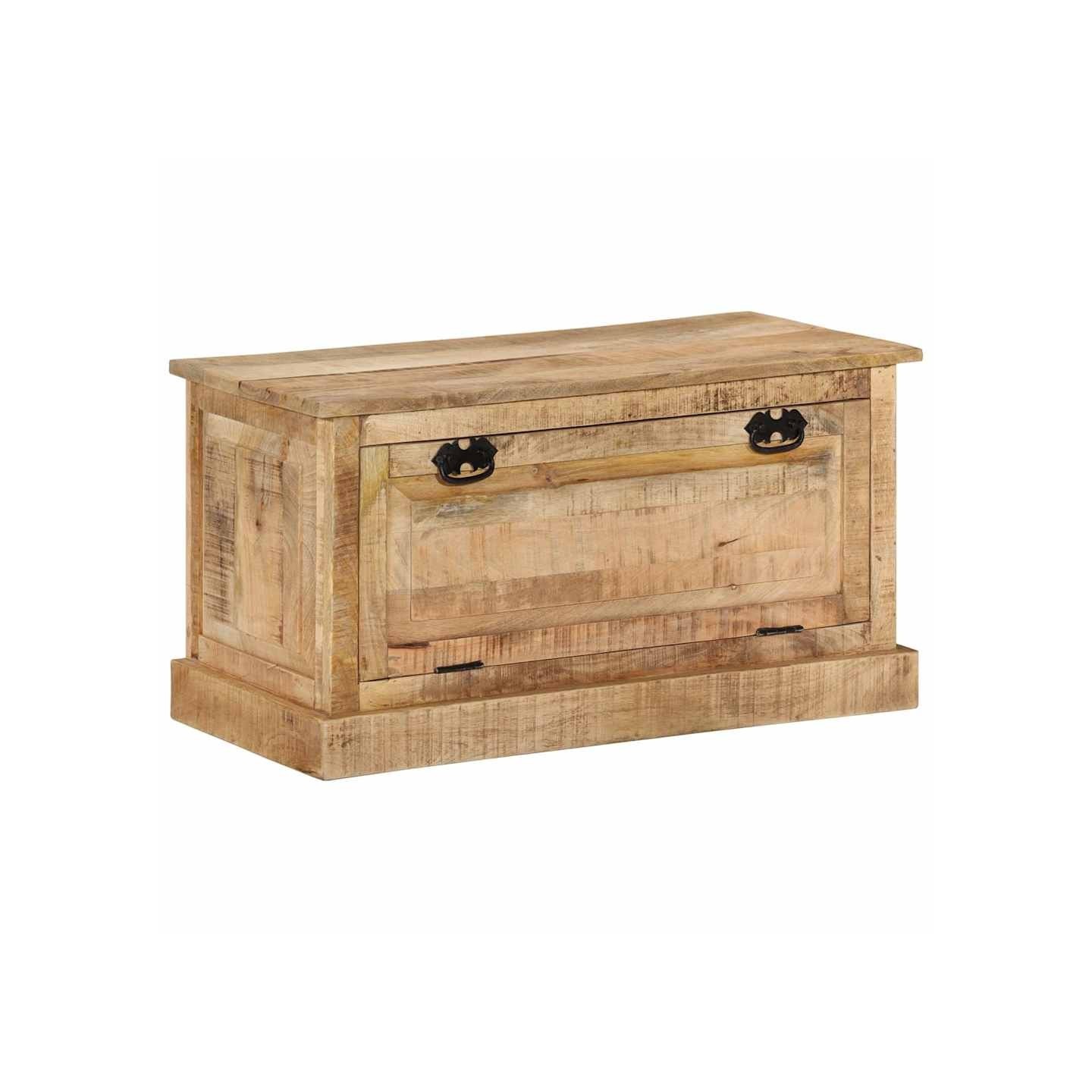 Banc de rangement de chaussures 85x40x45 cm Bois de manguier