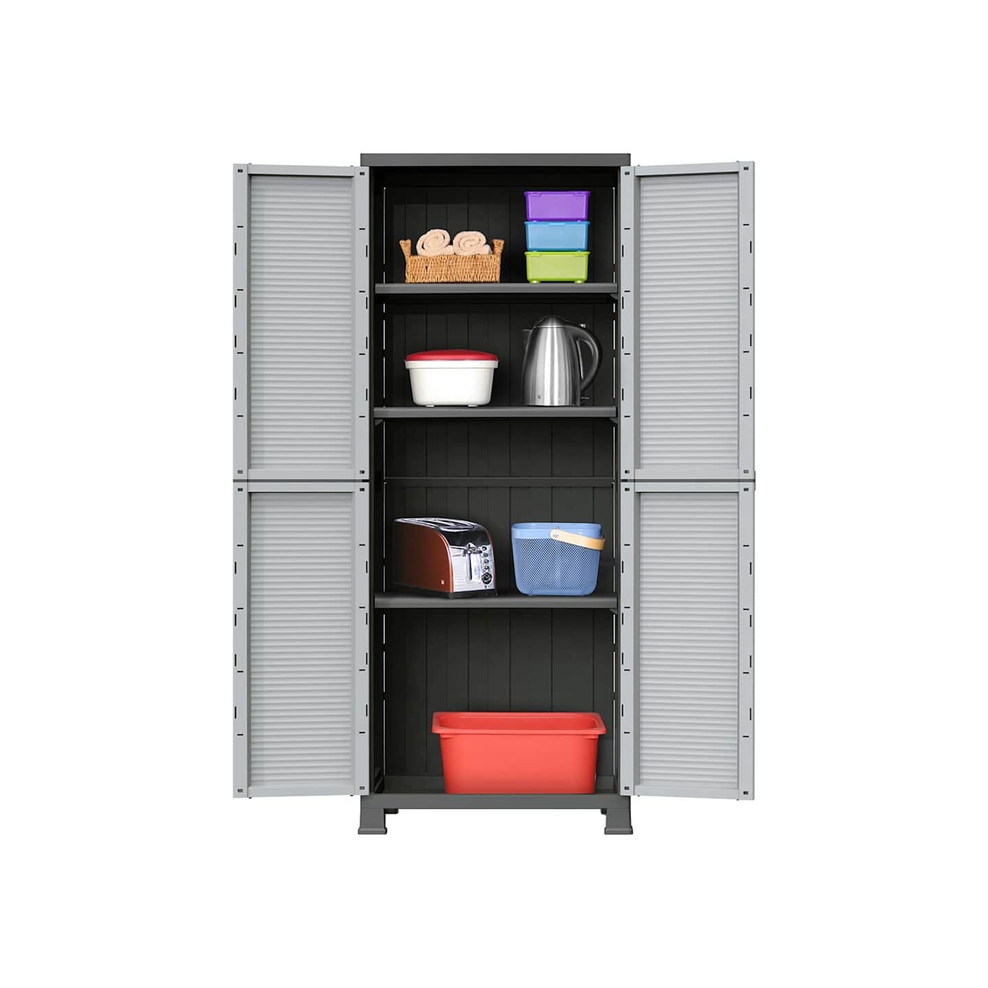 Armoire en plastique 68x39x171,5 cm