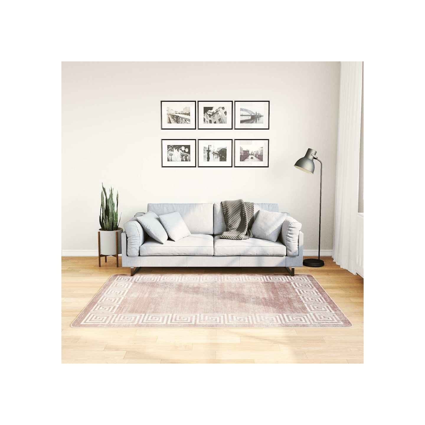 Tapis lavable 120x180 cm beige