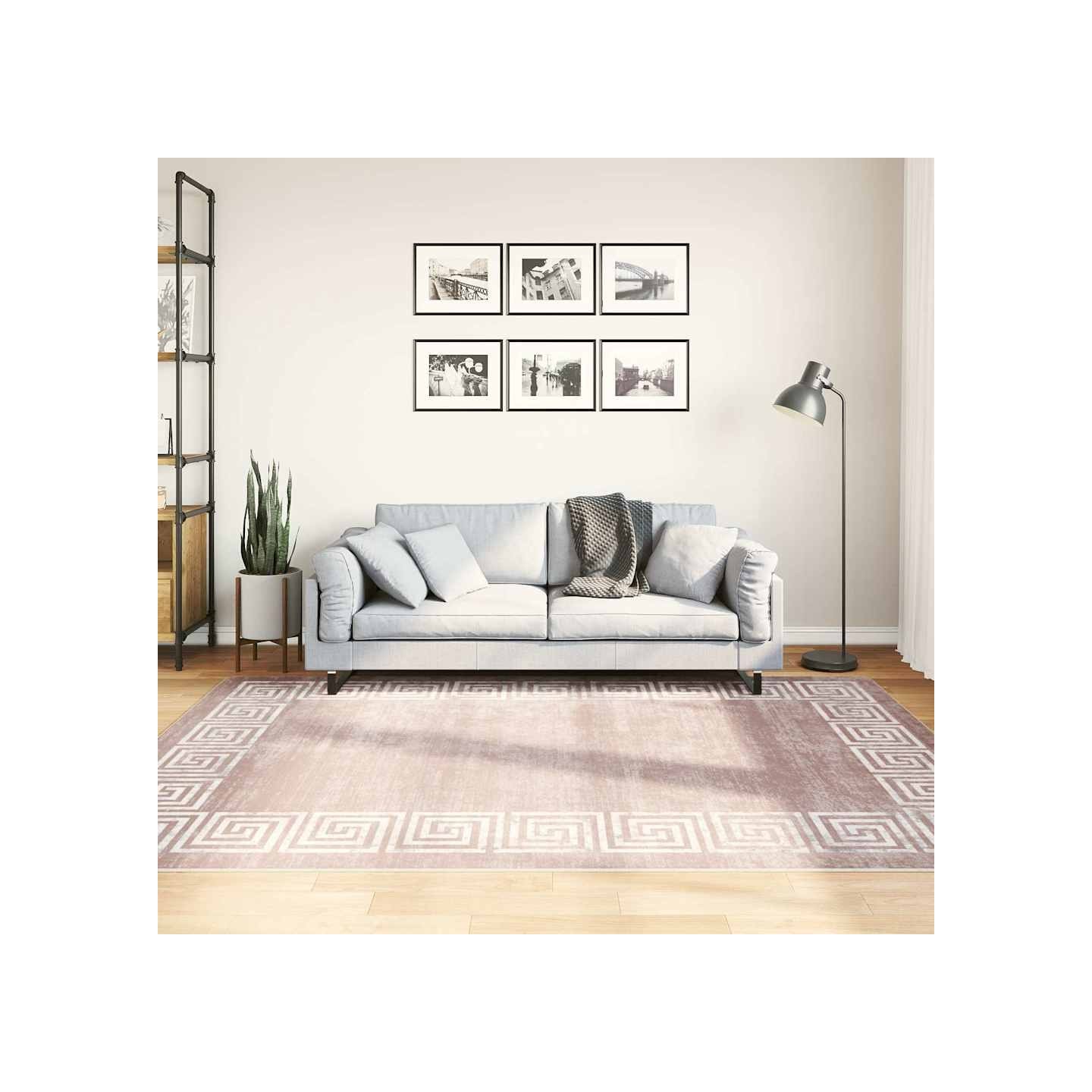 Tapis lavable 160x230 cm beige