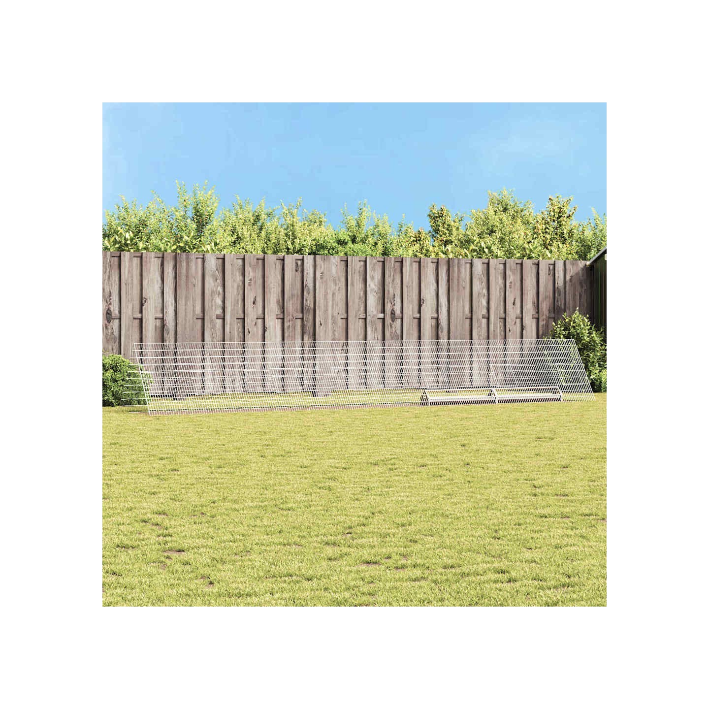 Cage à poules Argenté 650 x 100 x 85 cm Acier galvanisé
