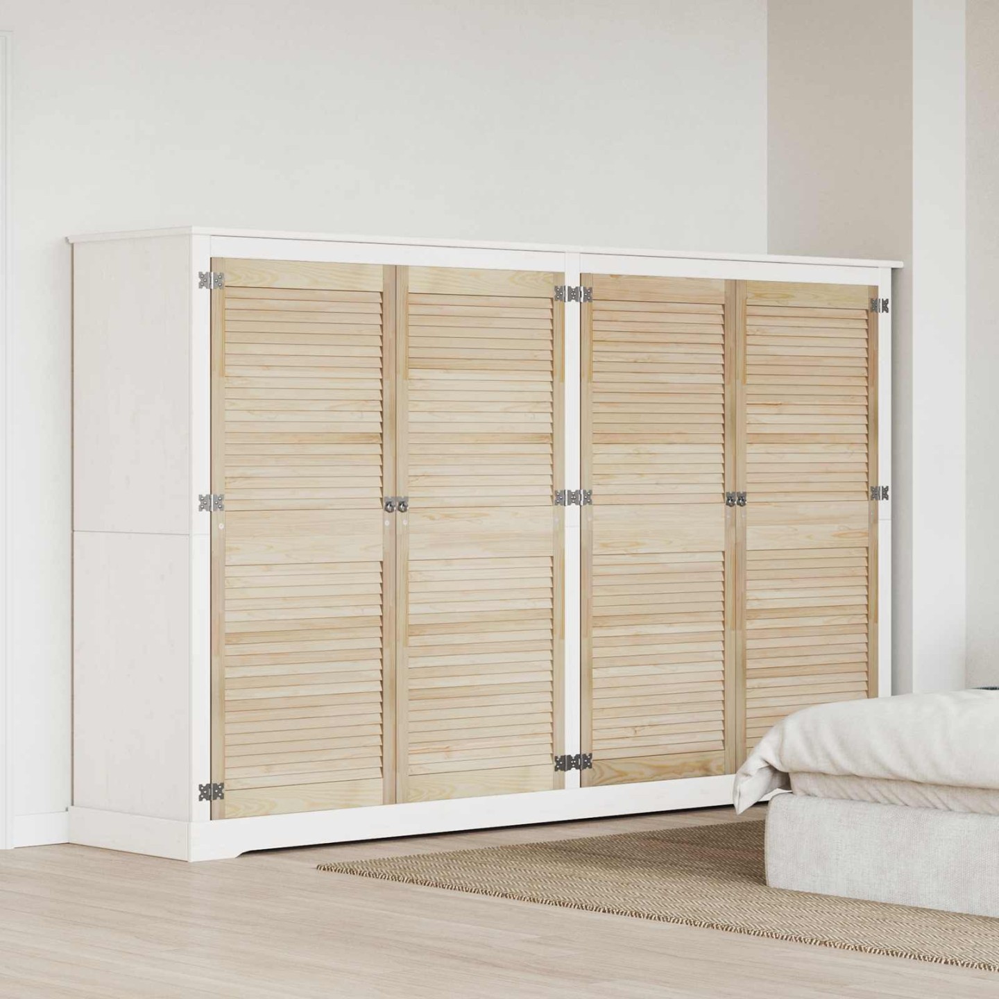 Porte de Cabinet 4 pièces Naturel 140,5 x 59,5 cm