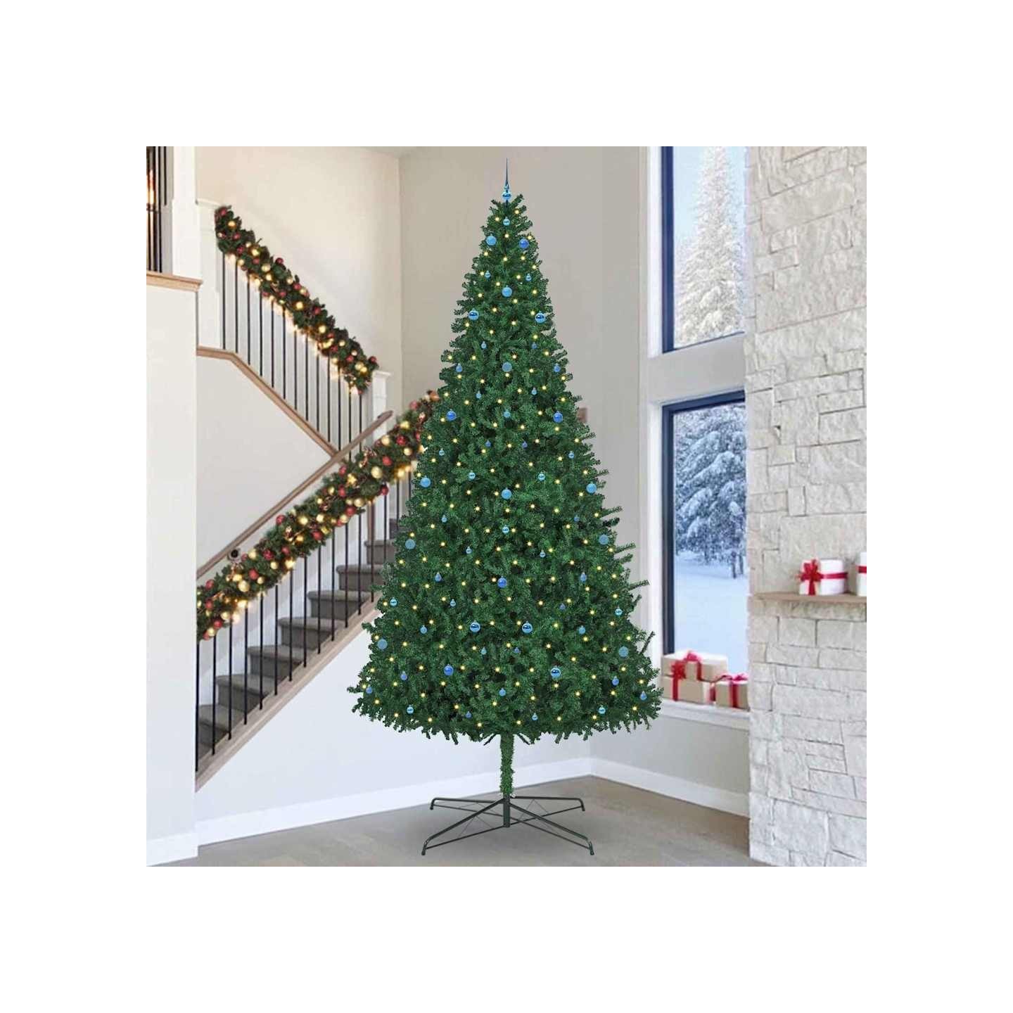 Sapin de Noël Vert 400 cm PVC