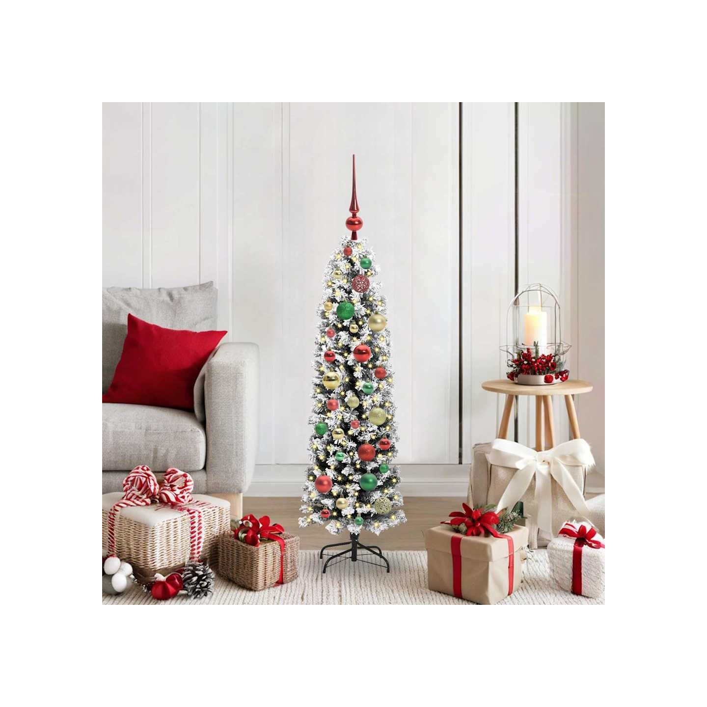 Sapin de Noël artificiel Vert 120 cm PVC et acier et plastique