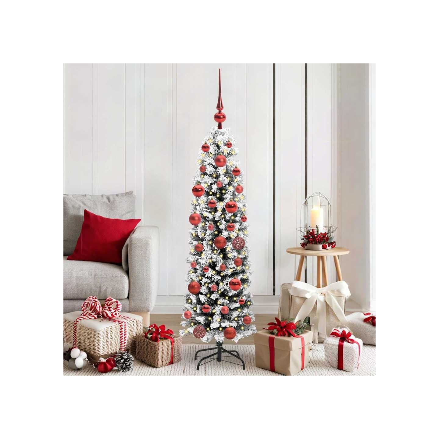 Sapin de Noël artificiel Vert 150 cm PVC et acier et plastique