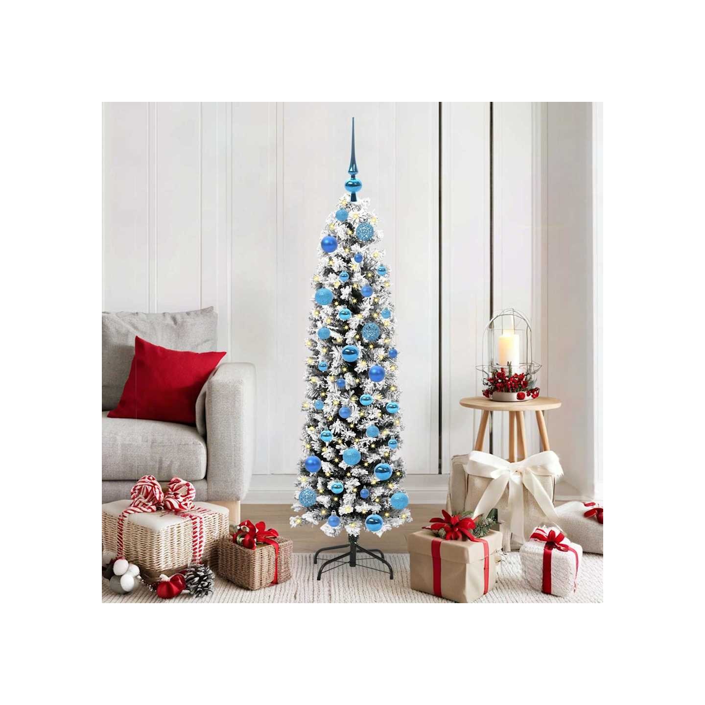 Sapin de Noël artificiel Vert 150 cm PVC et acier et plastique