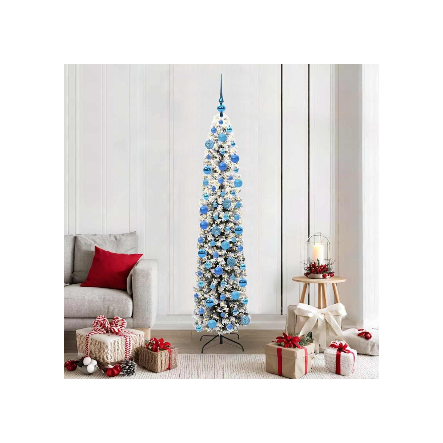 Sapin de Noël artificiel Vert 180 cm PVC et acier et plastique