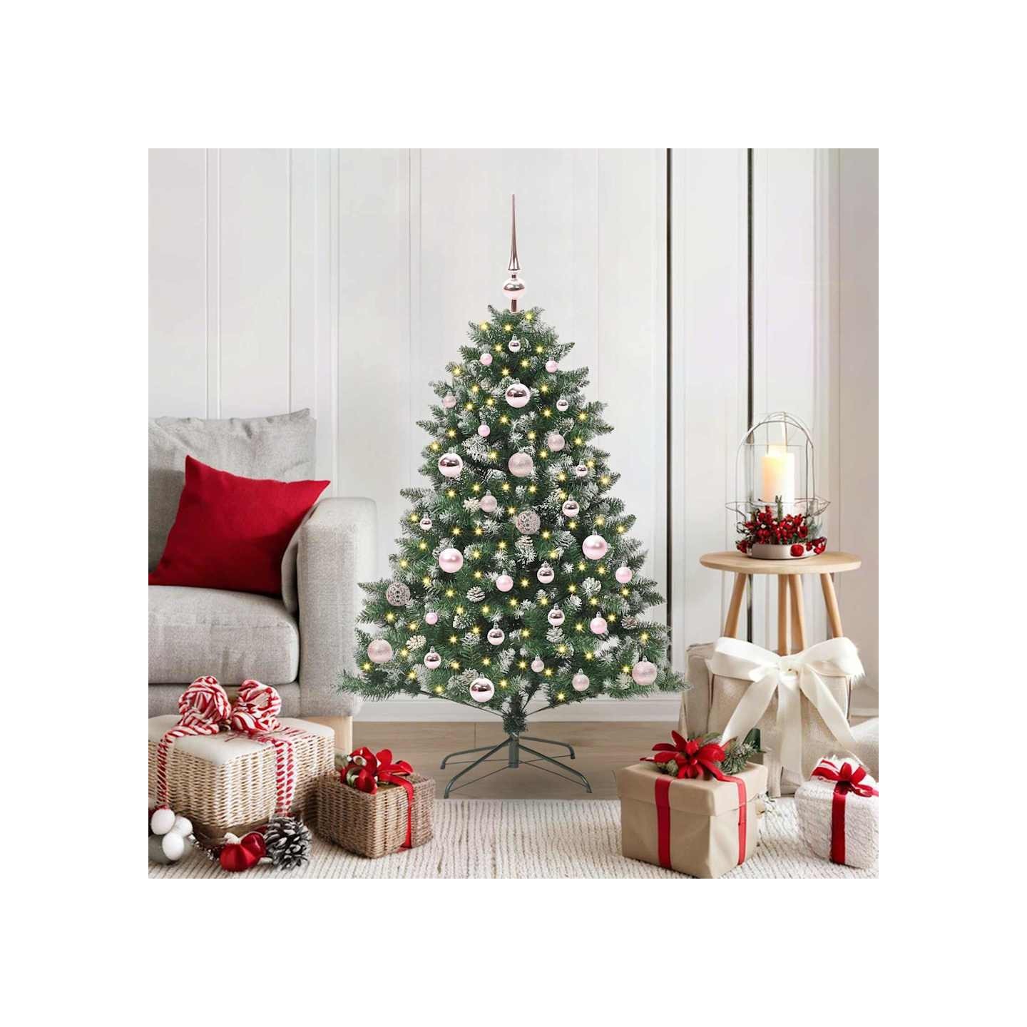Sapin de Noël artificiel Vert 120 cm PVC, plastique et acier