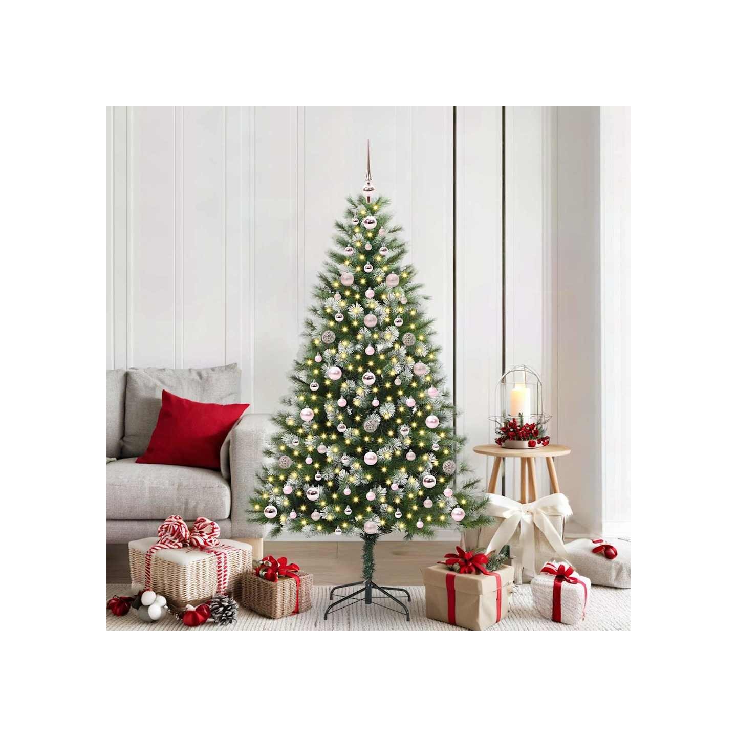 Arbre de Noël artificiel avec neige artificielle 300 LED
