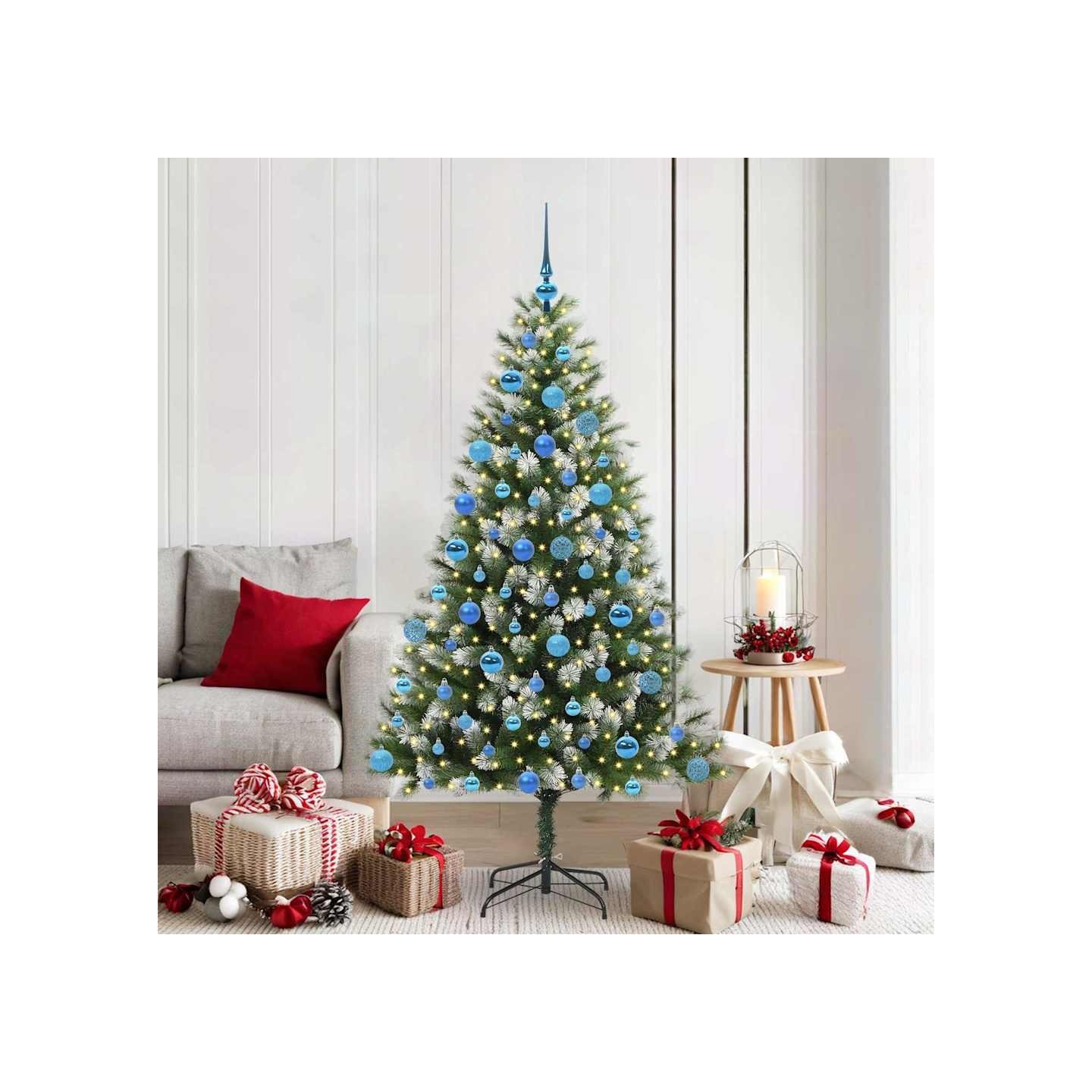 Arbre de Noël artificiel avec neige artificielle 300 LED