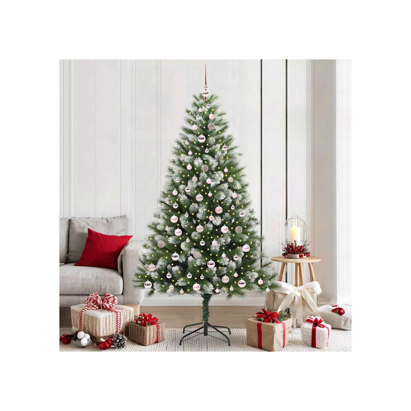 Arbre de Noël artificiel avec neige artificielle 300 LED