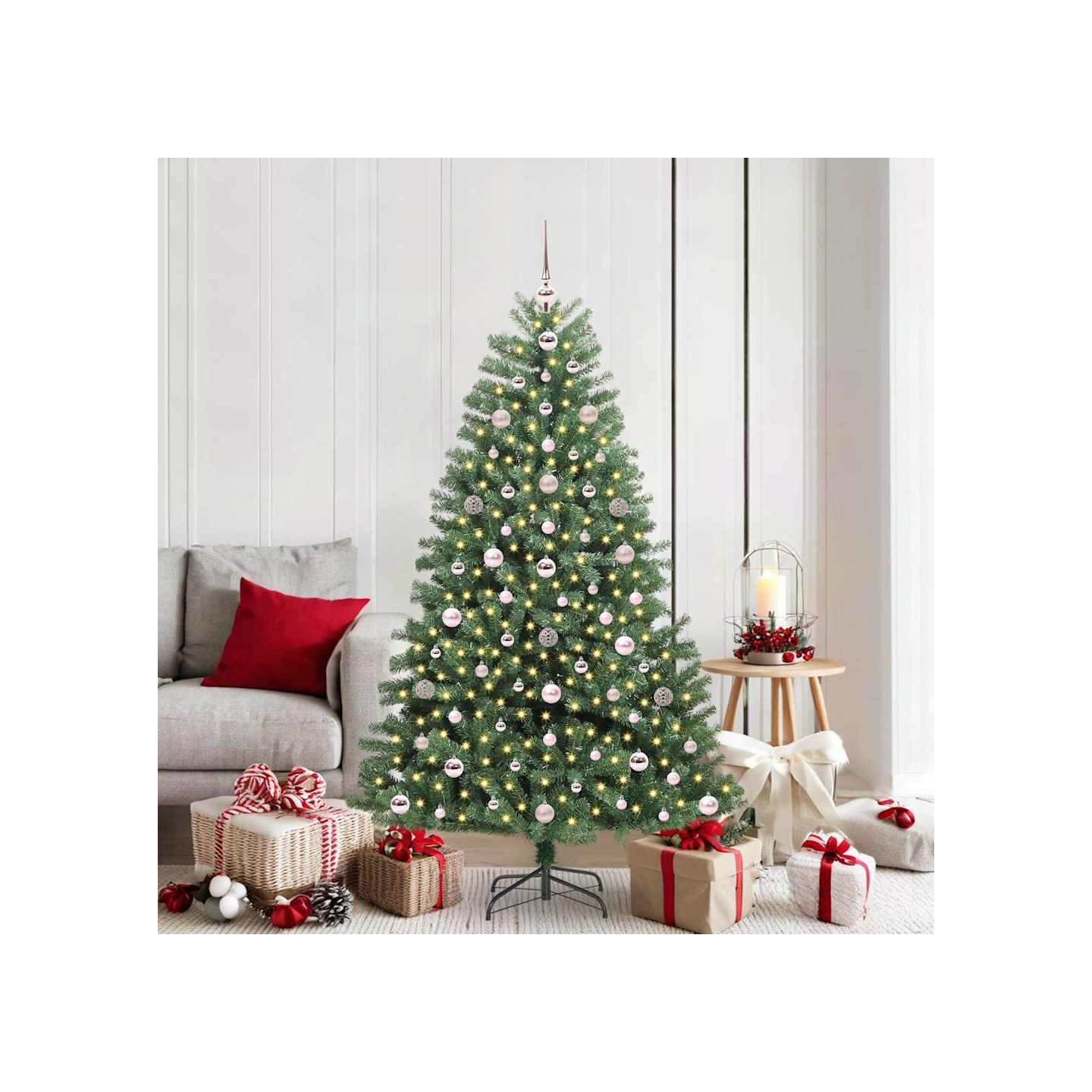 Sapin de Noël Artificiel à Branches Articulées Vert 180 cm