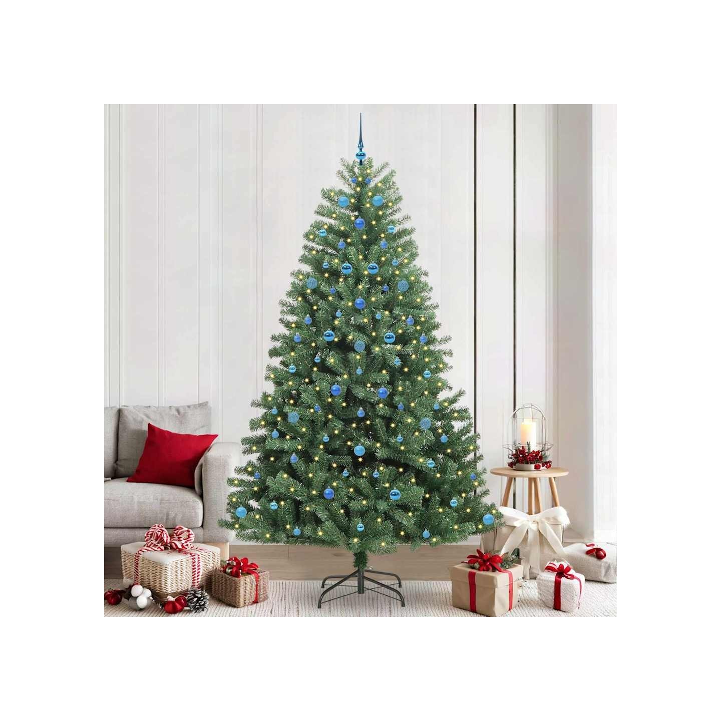 Sapin de Noël Artificiel à Branches Articulées Vert 240 cm