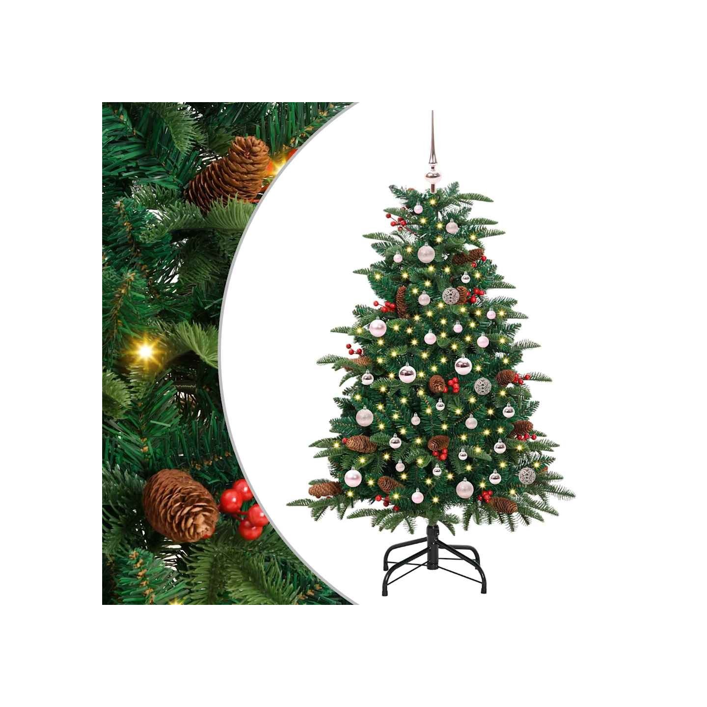 Sapin de Noël artificiel Vert 150 cm PVC, métal et plastique