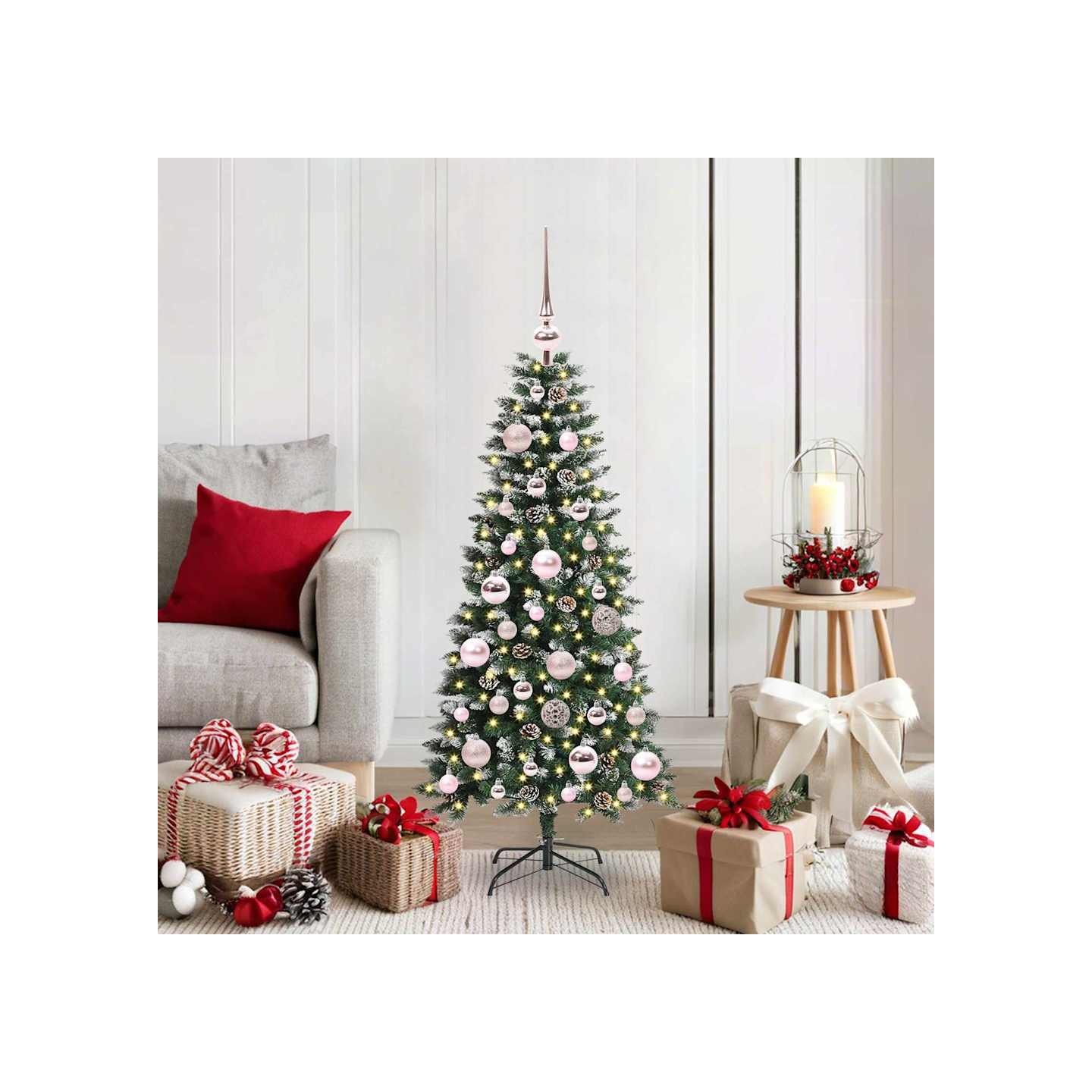 Sapin de Noël artificiel Vert 120 cm PVC, plastique et acier