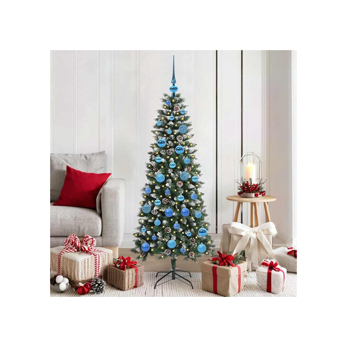 Sapin de Noël artificiel Vert 150 cm PVC, plastique et acier