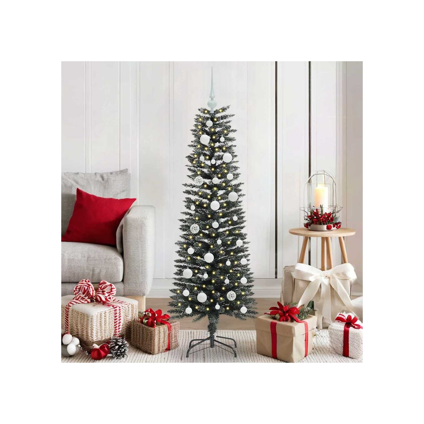 Sapin de Noël artificiel Vert 120 cm PVC, plastique et acier