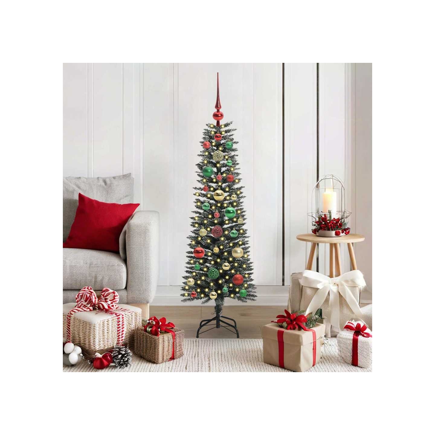 Sapin de Noël artificiel Vert 120 cm PVC, plastique et acier