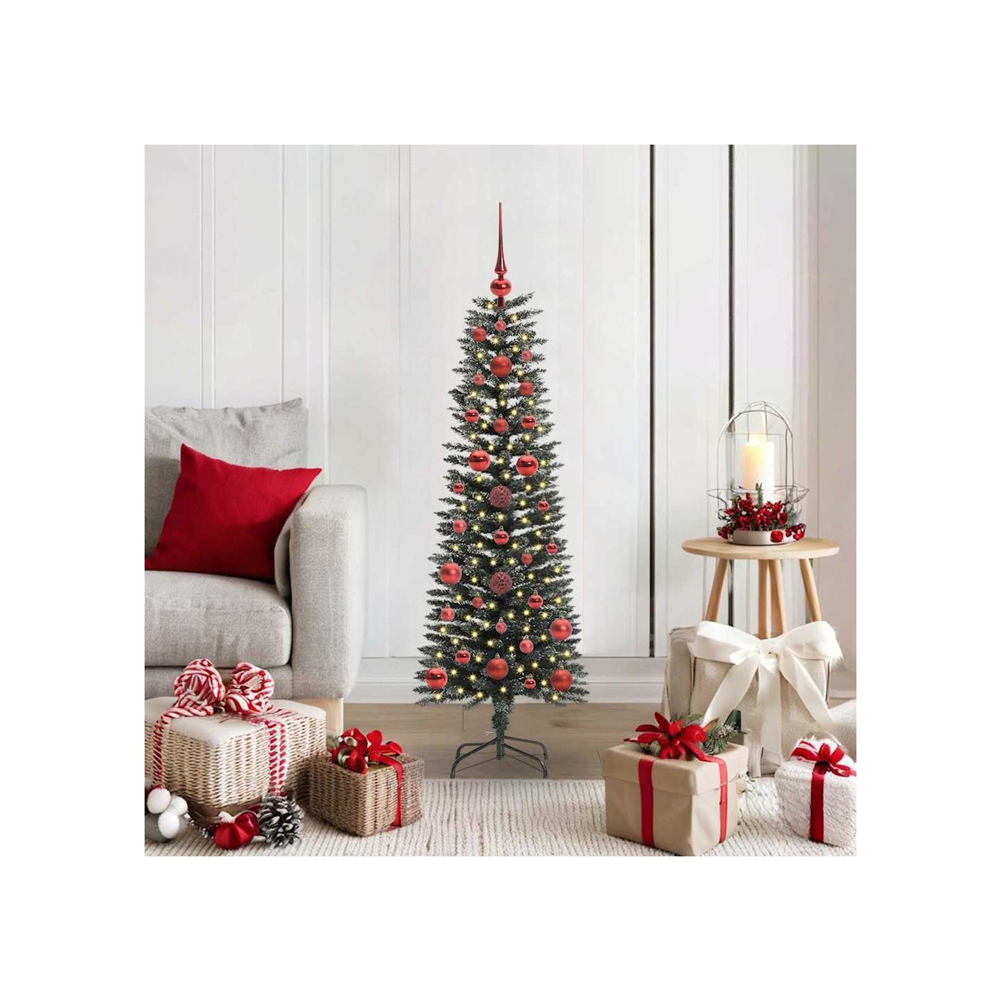 Sapin de Noël artificiel Vert 120 cm PVC, plastique et acier