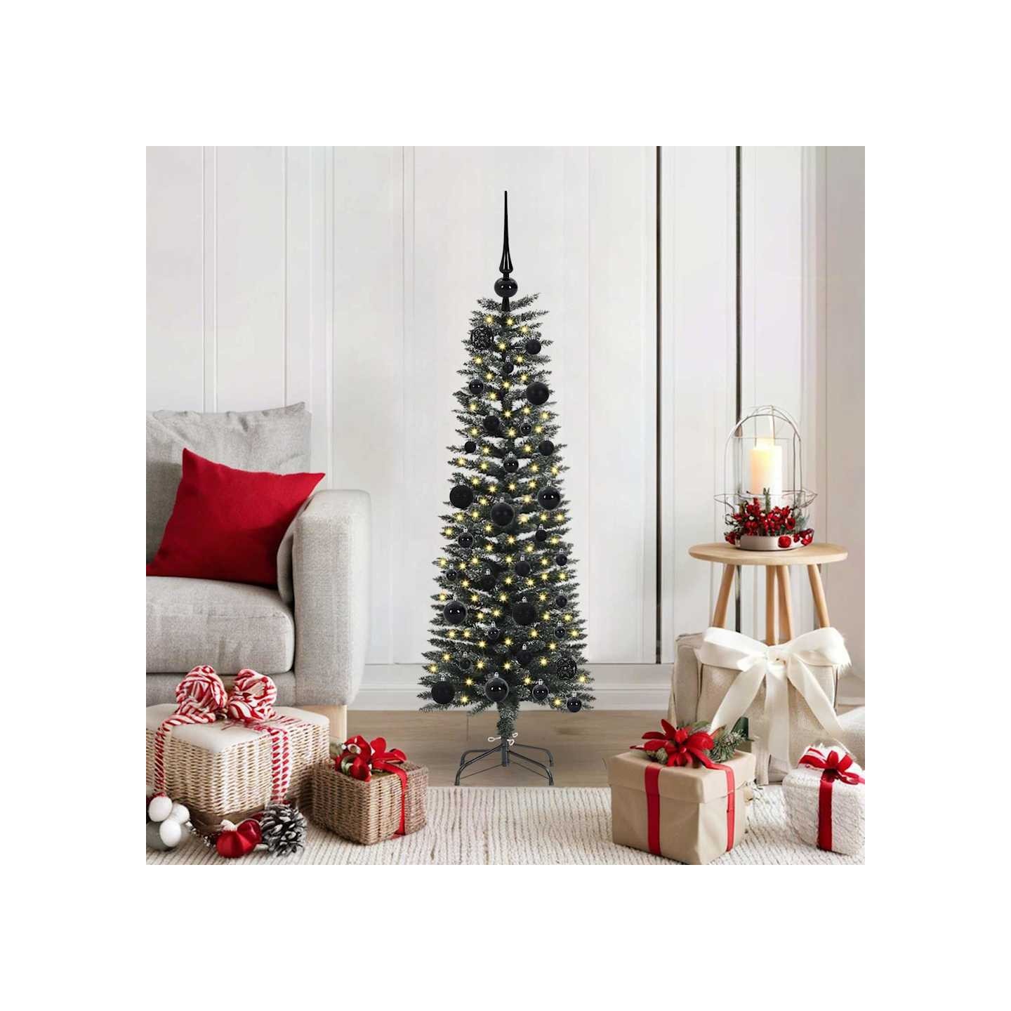 Sapin de Noël artificiel Vert 120 cm PVC, plastique et acier