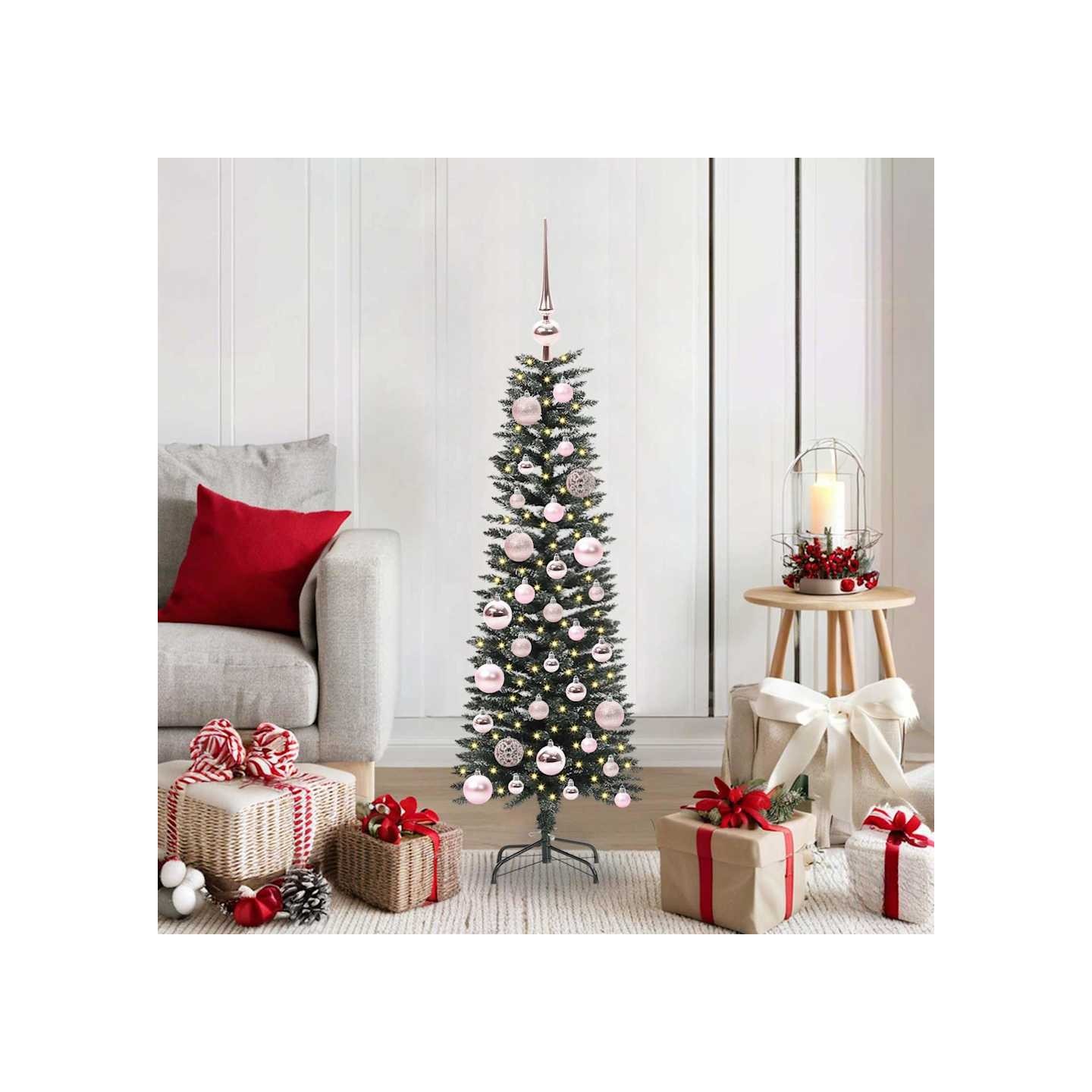 Sapin de Noël artificiel Vert 120 cm PVC, plastique et acier