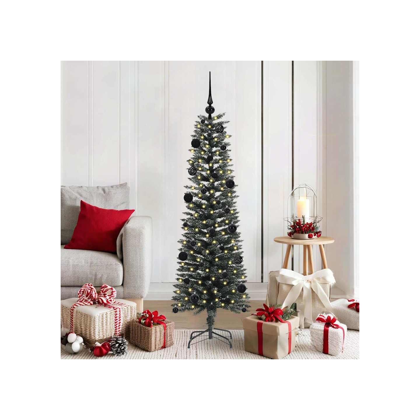 Sapin de Noël artificiel Vert 150 cm PVC, plastique et acier