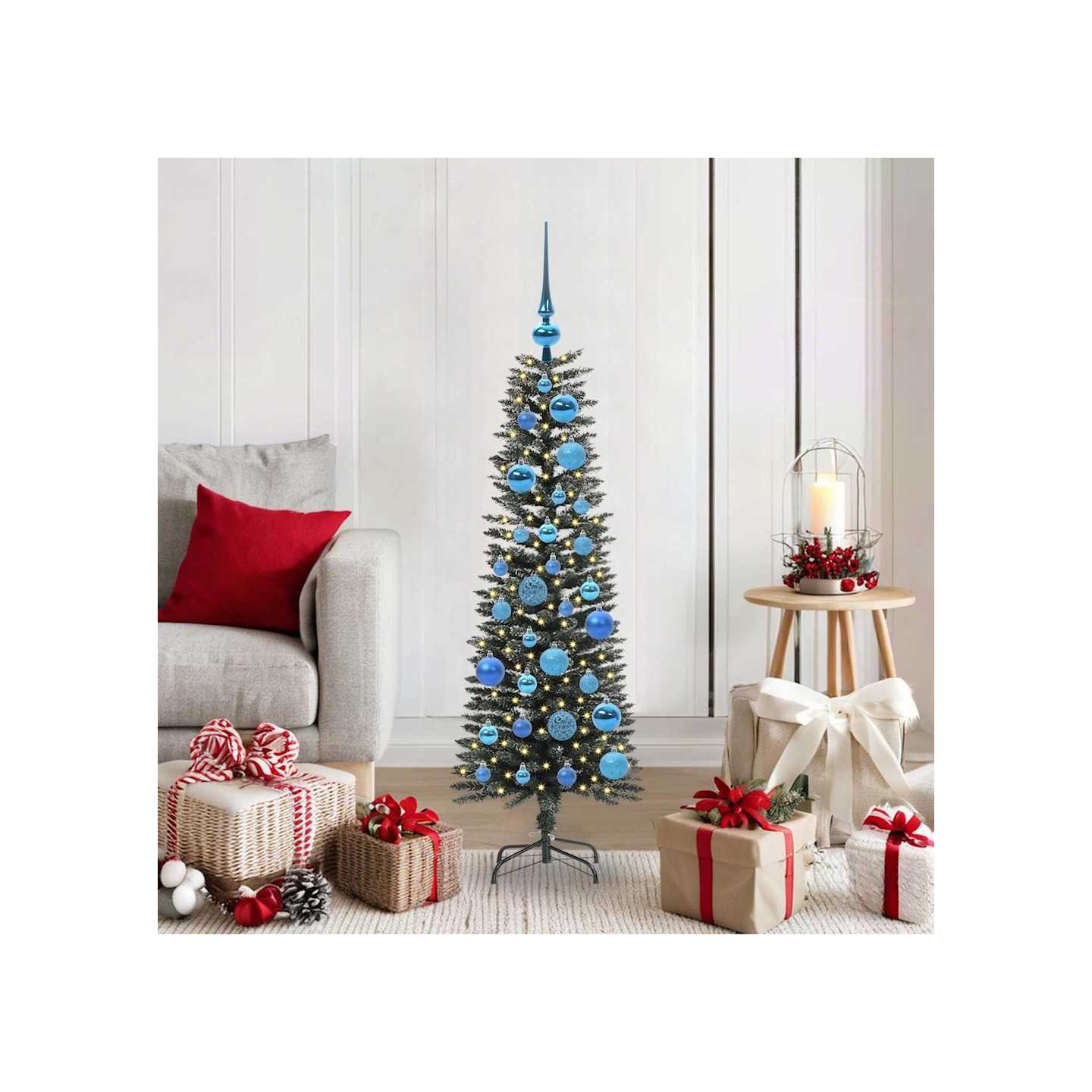 Sapin de Noël artificiel Vert 120 cm PVC, plastique et acier