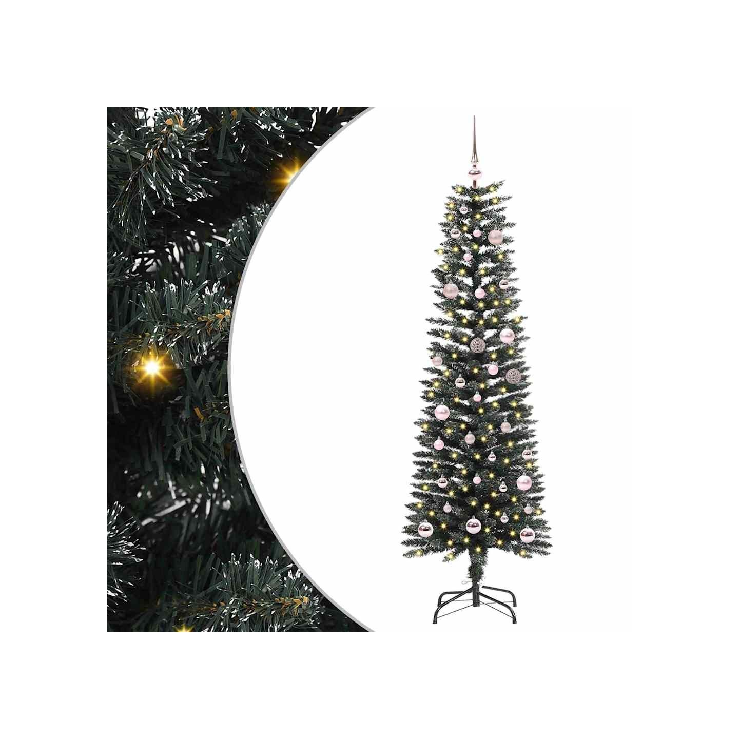 Sapin de Noël artificiel Vert 150 cm PVC, plastique et acier