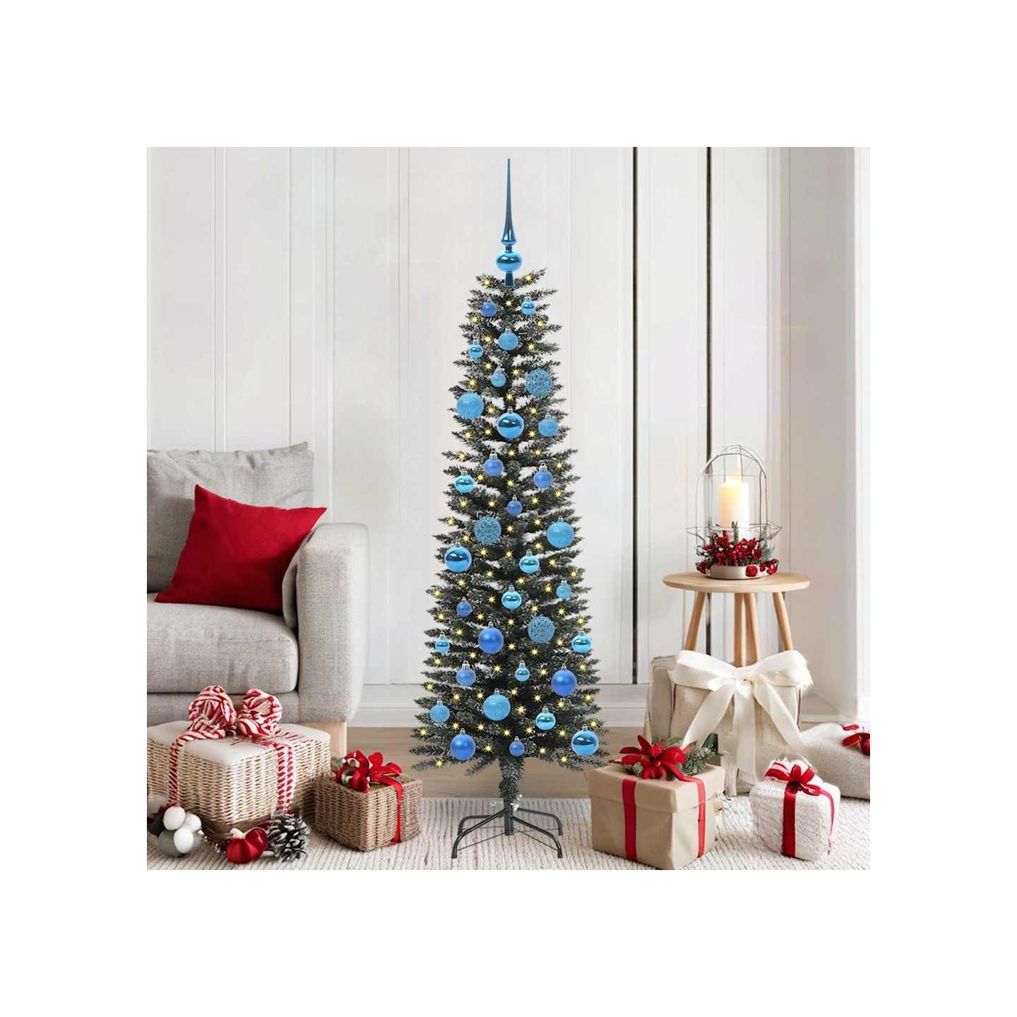 Sapin de Noël artificiel Vert 150 cm PVC, plastique et acier