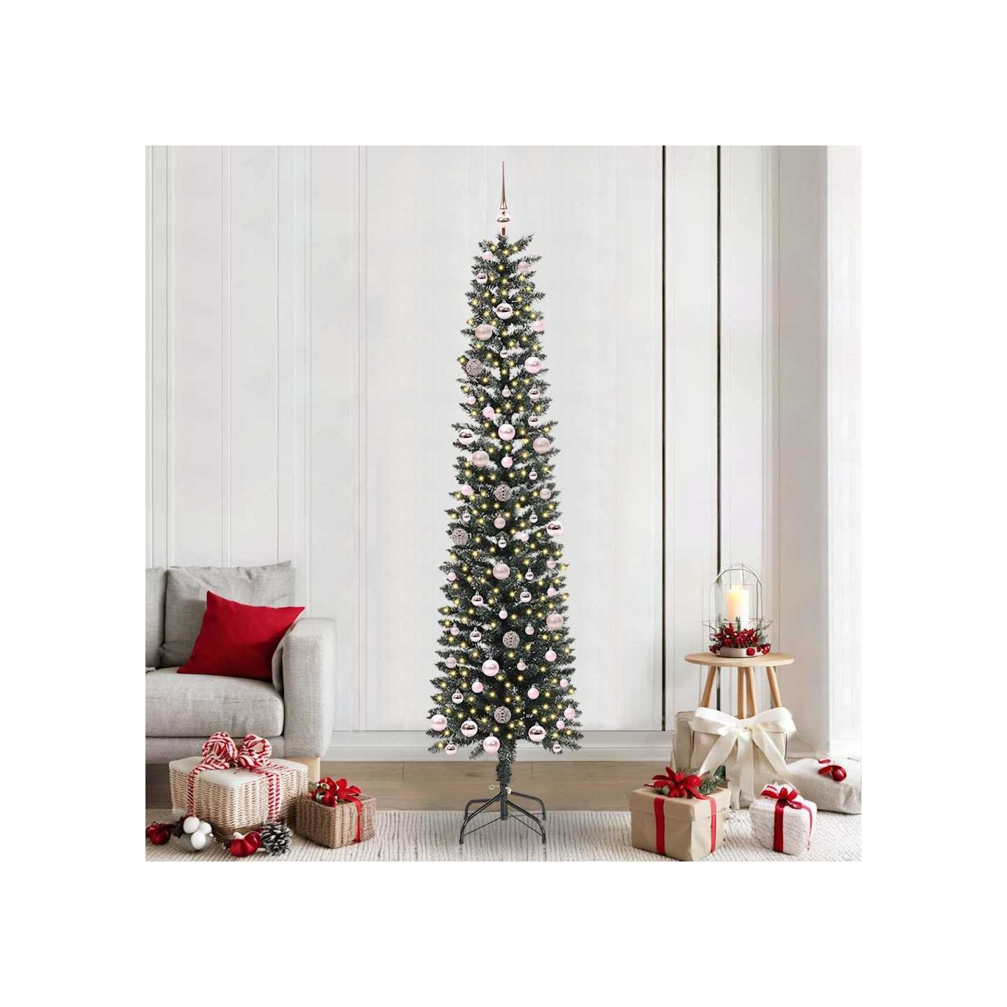 Sapin de Noël artificiel Vert 240 cm PVC, plastique et acier