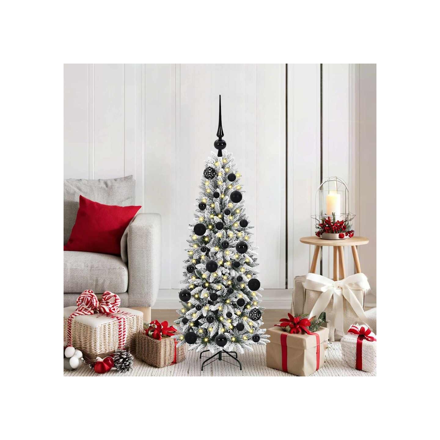 Sapin de Noël artificiel Blanc 120 cm