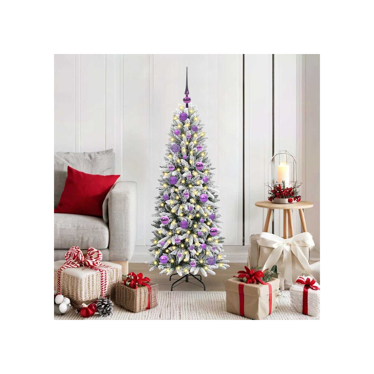 Sapin de Noël artificiel Blanc 120 cm