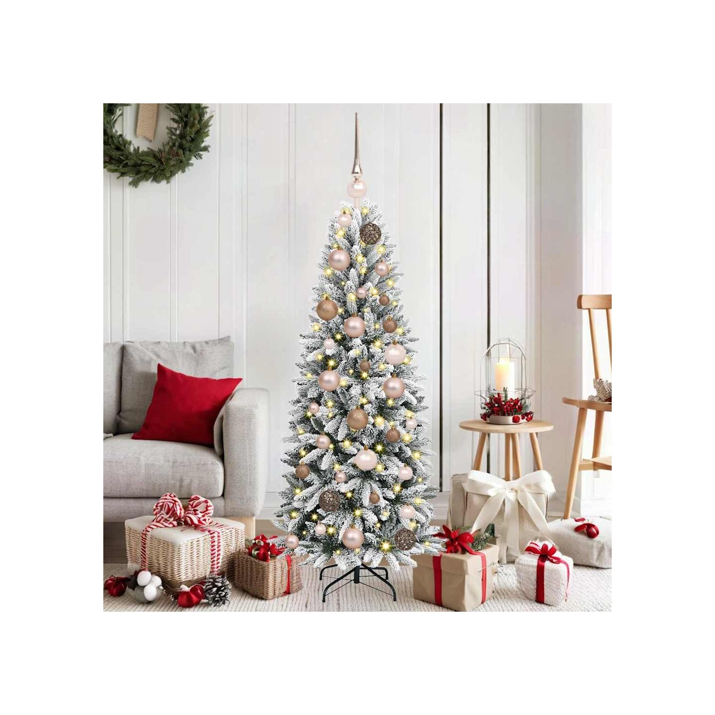 Sapin de Noël artificiel Blanc 120 cm