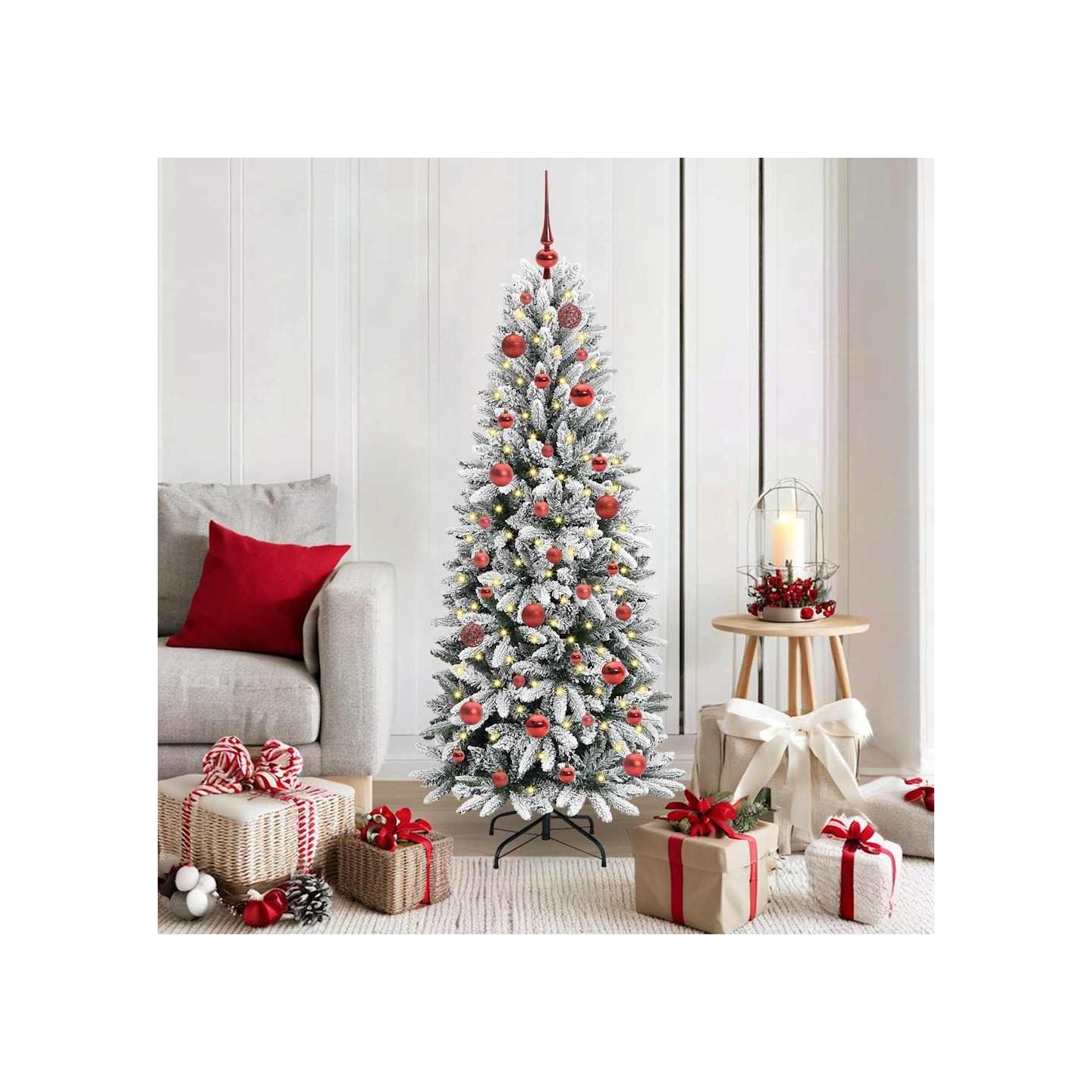 Sapin de Noël artificiel Blanc 150 cm