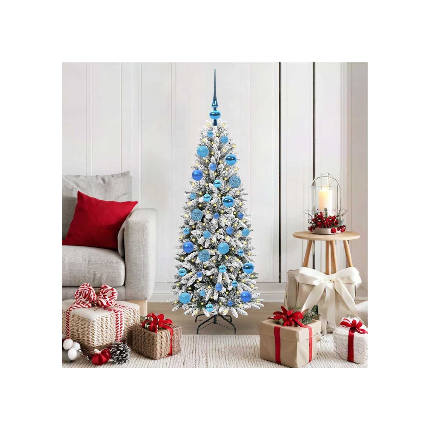 Sapin de Noël artificiel Blanc 120 cm