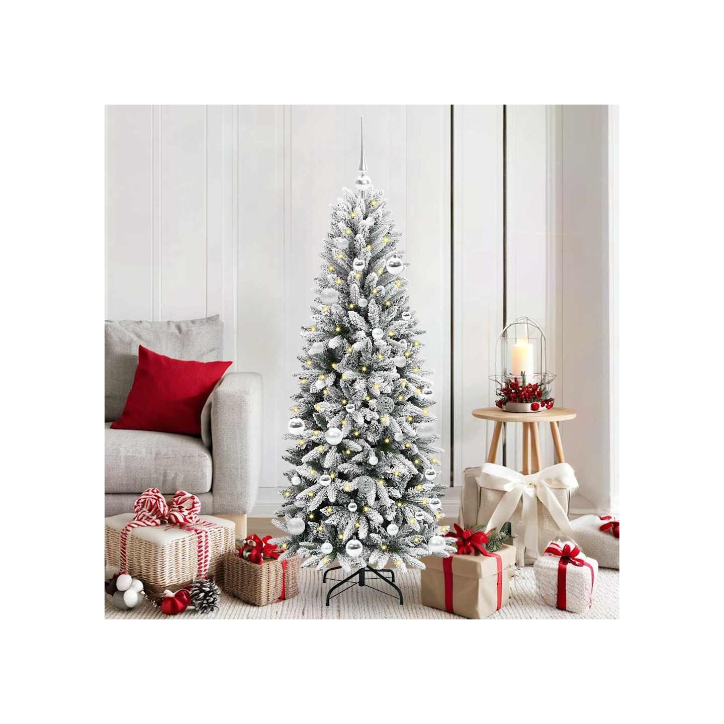 Sapin de Noël artificiel Blanc 150 cm
