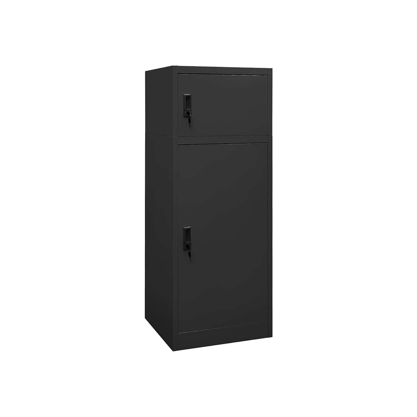 Armoire à selles Anthracite 53x53x140 cm Acier