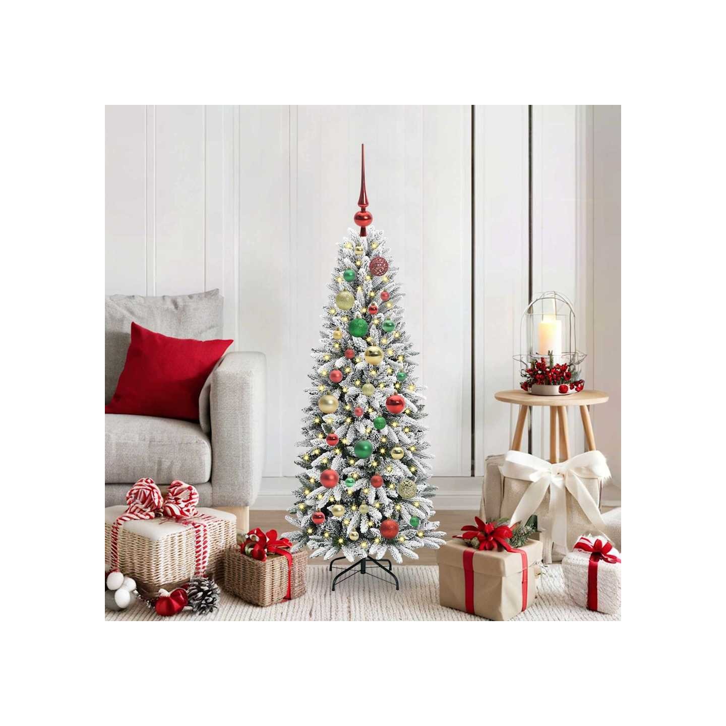 Sapin de Noël artificiel Blanc 120 cm