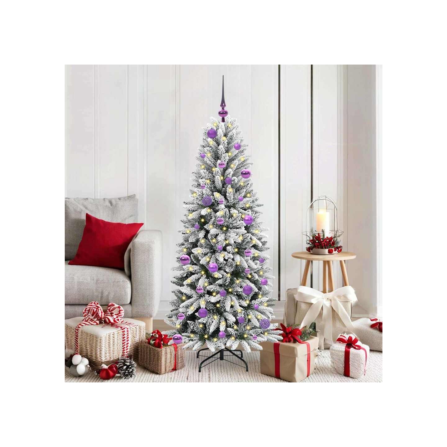 Sapin de Noël artificiel Blanc 150 cm