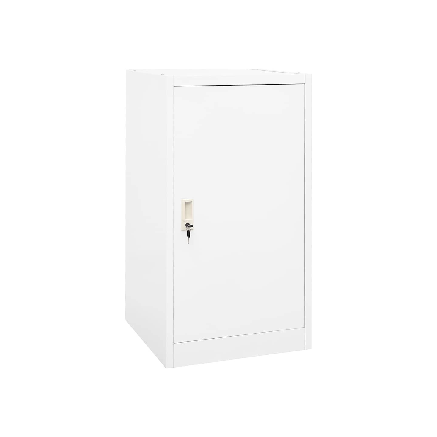 Armoire à selles Blanc 53x53x105 cm Acier