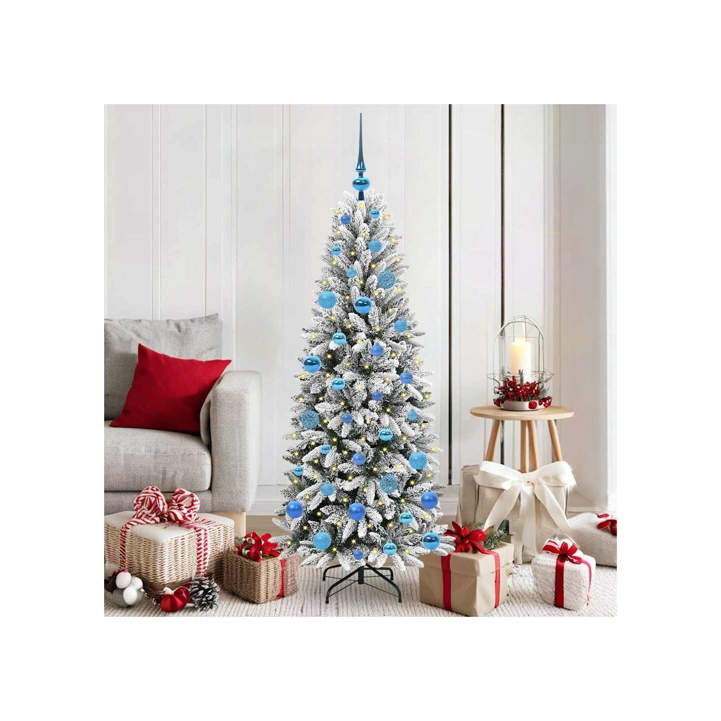 Sapin de Noël artificiel Blanc 150 cm