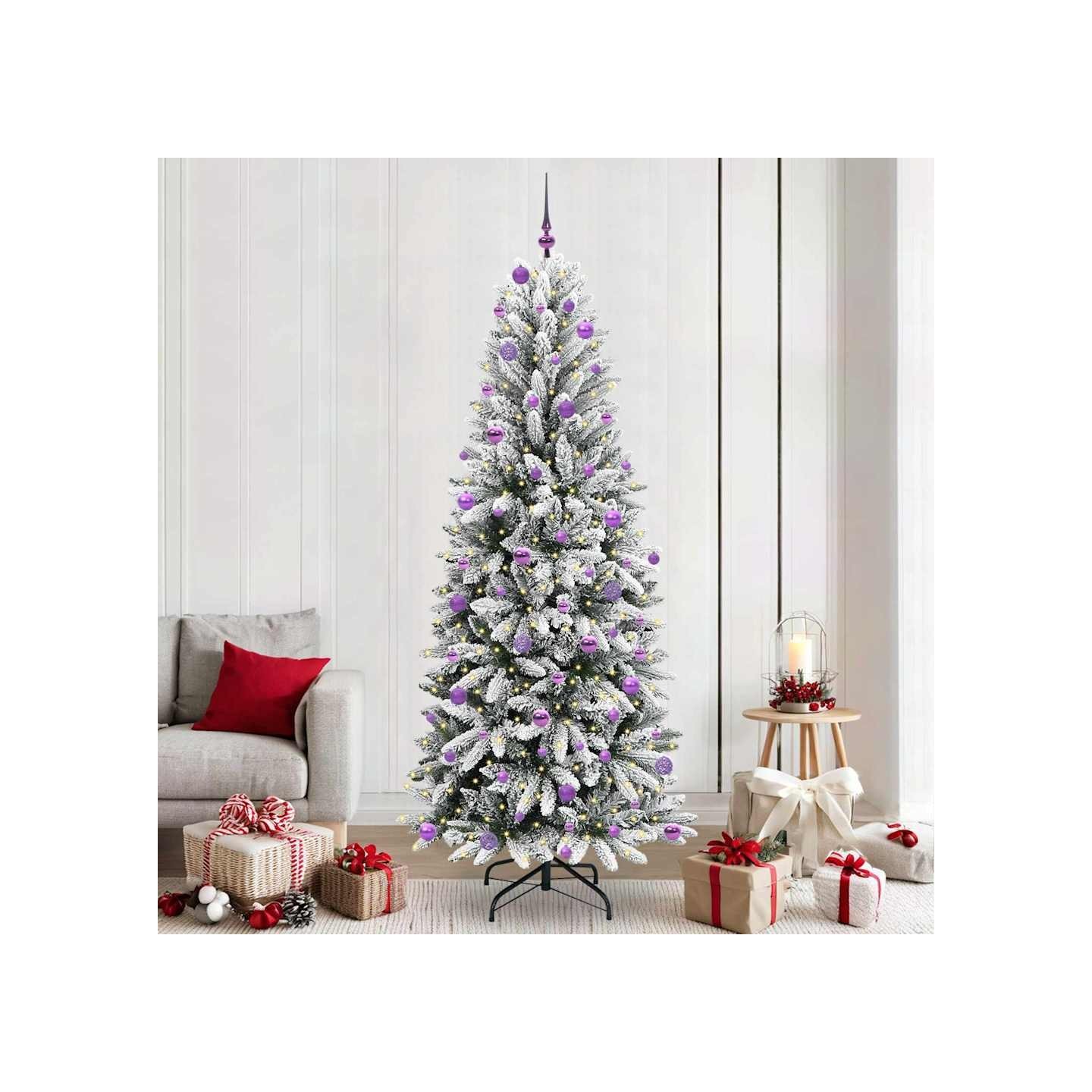 Sapin de Noël artificiel Blanc 240 cm