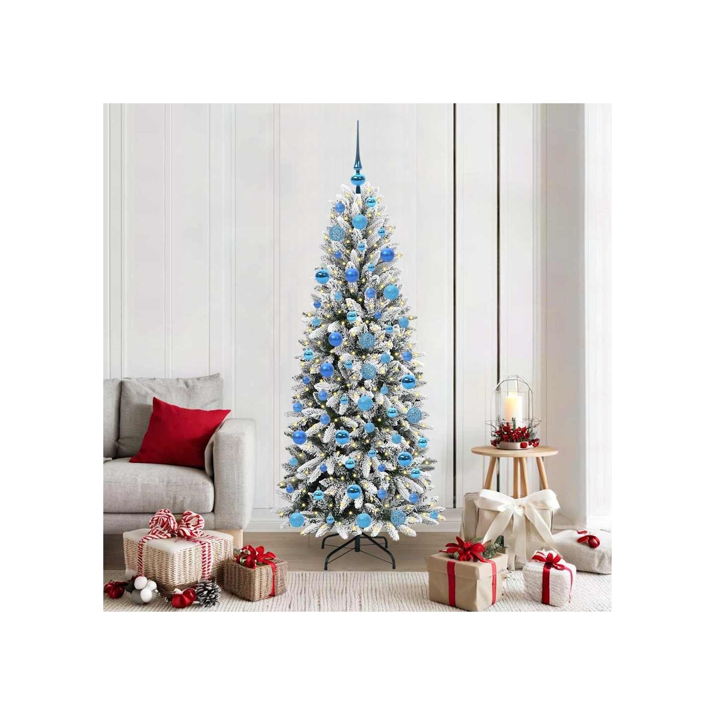 Sapin de Noël artificiel Blanc 180 cm