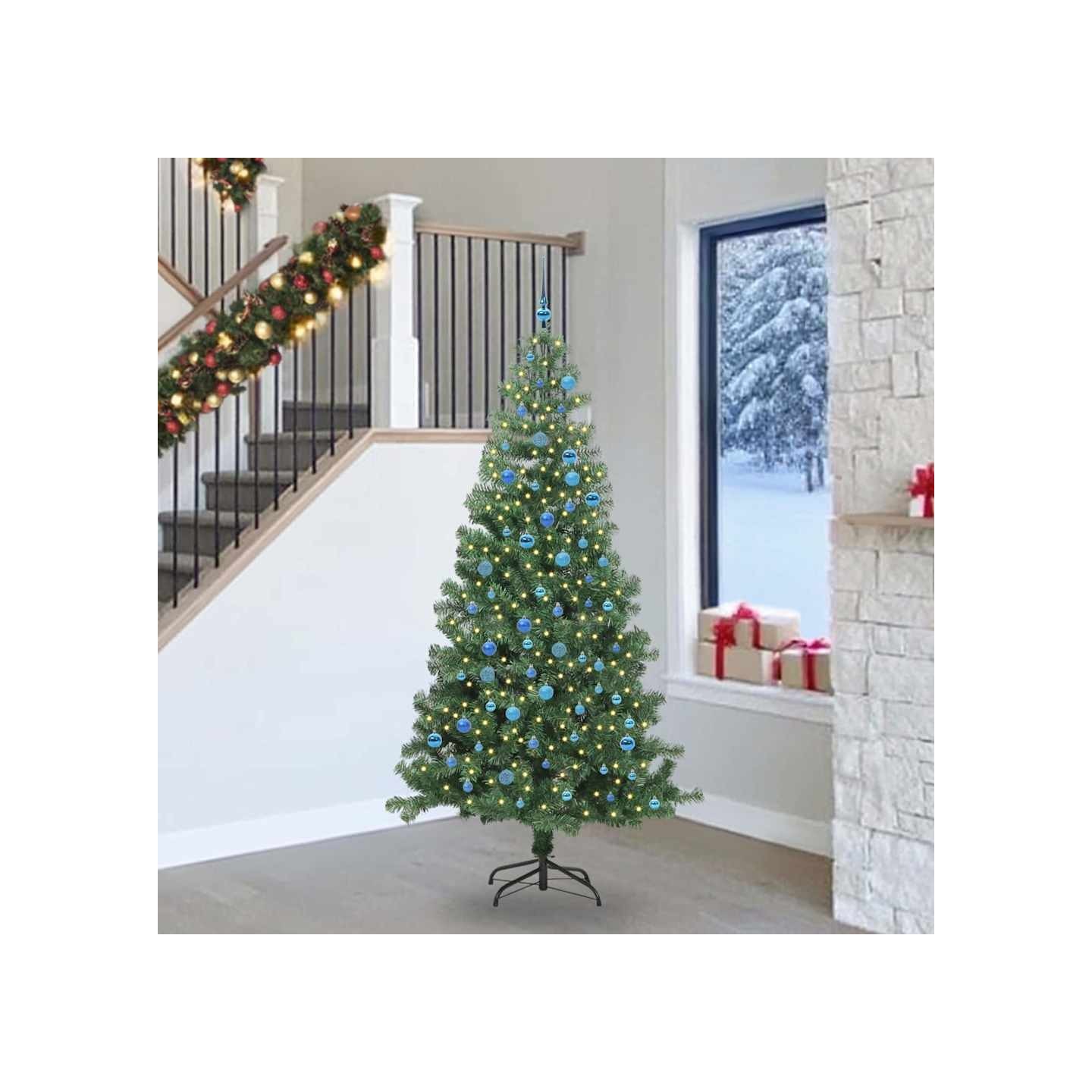 Sapin de Noël Vert 240 cm PVC