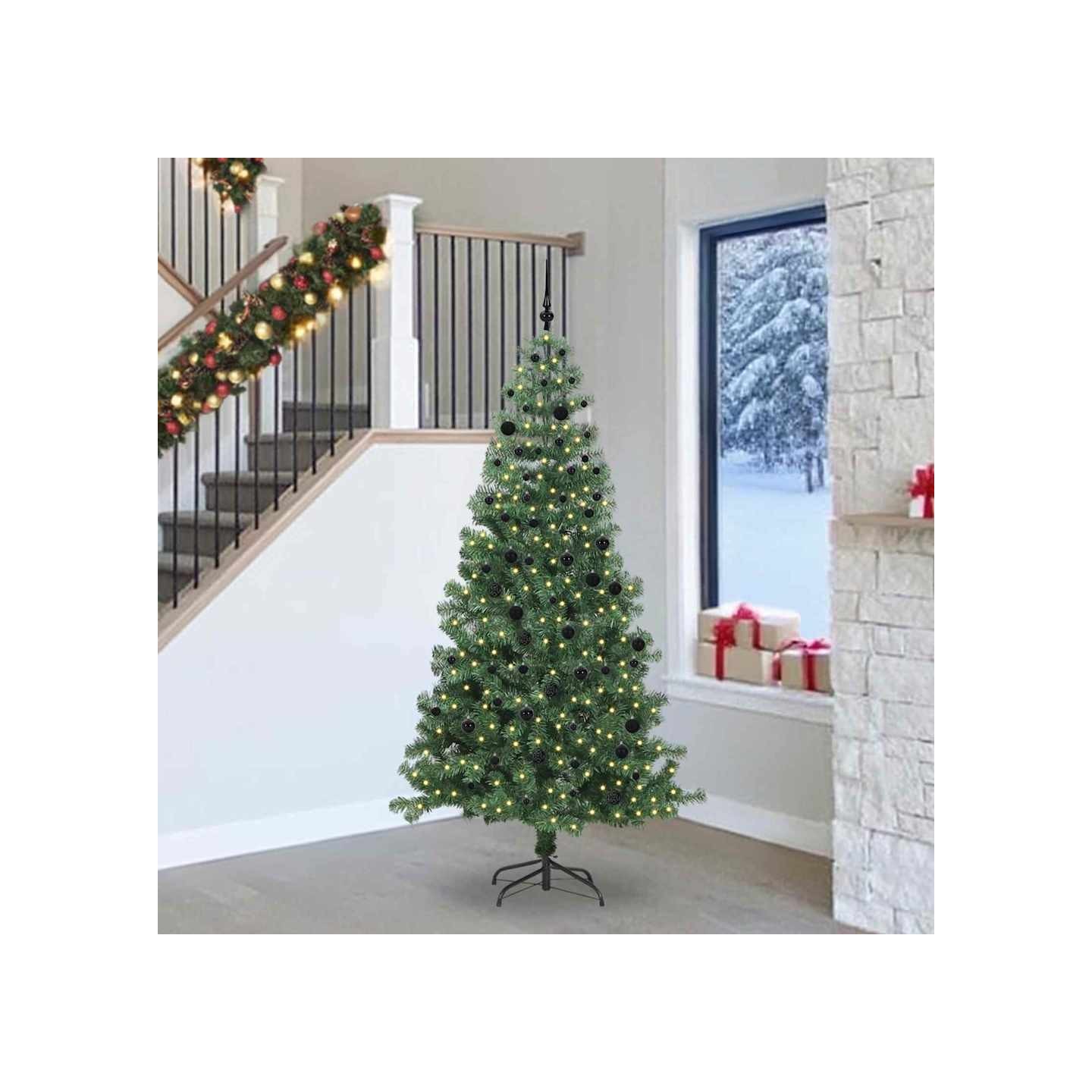 Sapin de Noël Vert 240 cm PVC