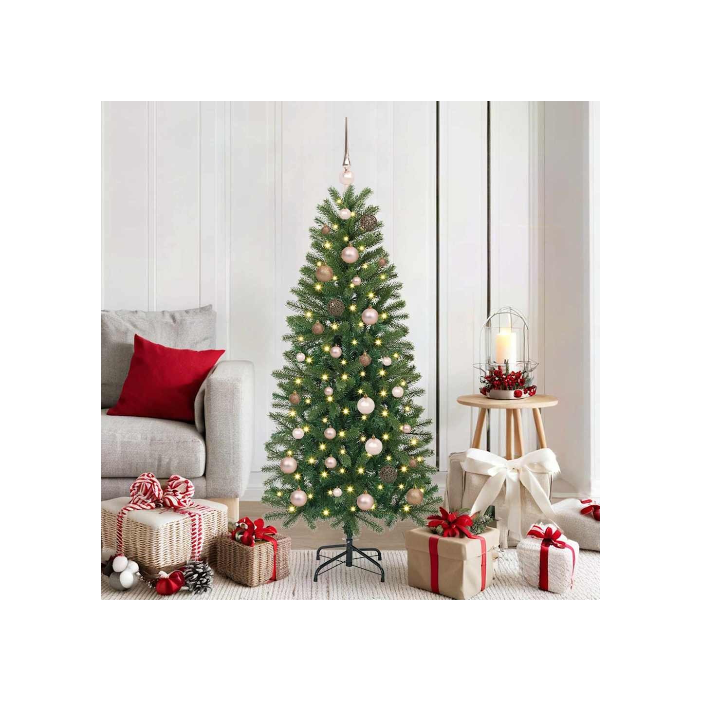 Sapin de Noël artificiel Vert 150 cm PE et PVC
